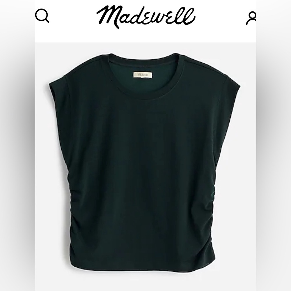 Madewell women’s side cinch muscle tee shirt